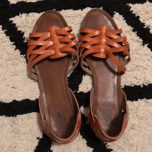 tan sandals